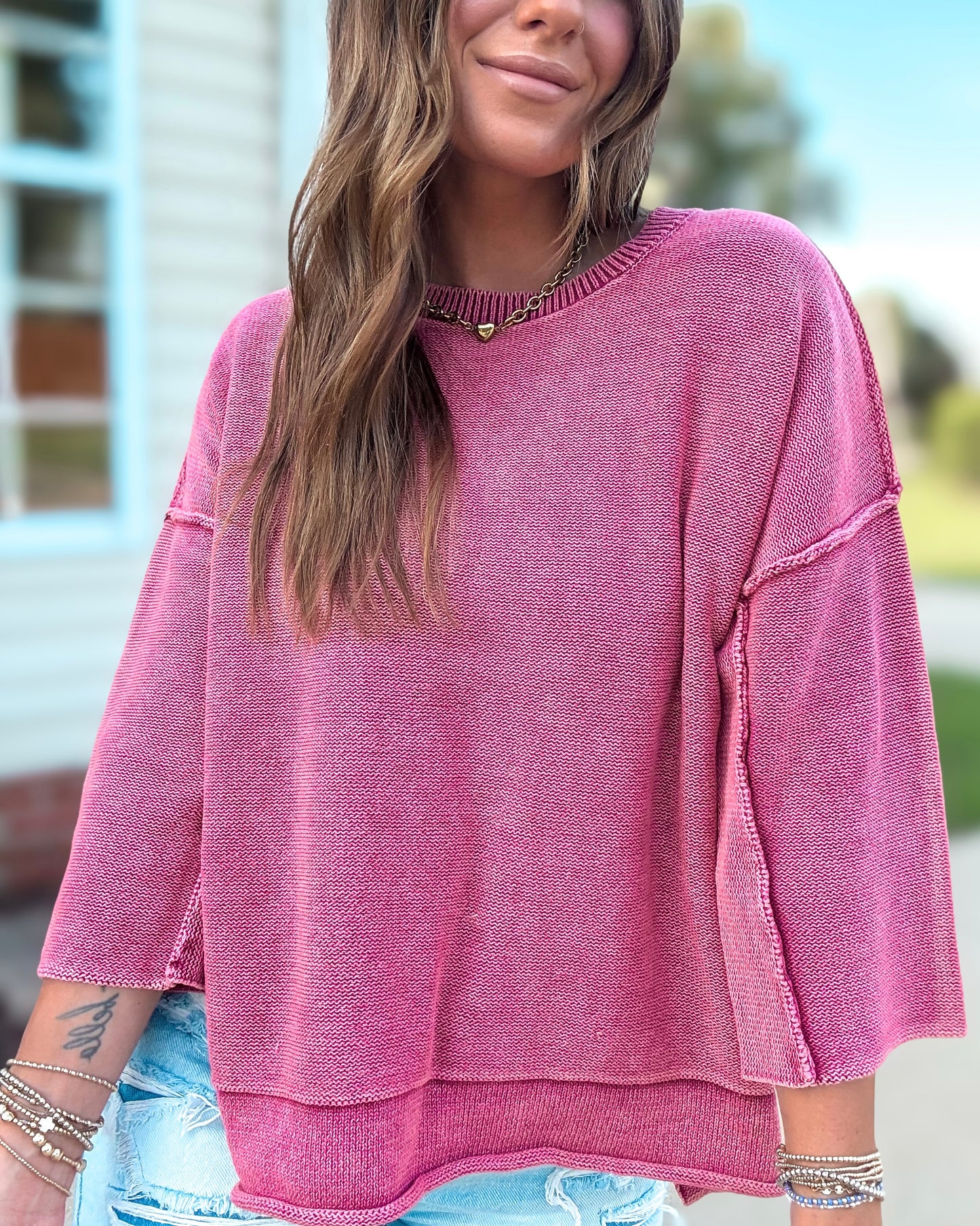 The Vintage Vino Boxy Sweater