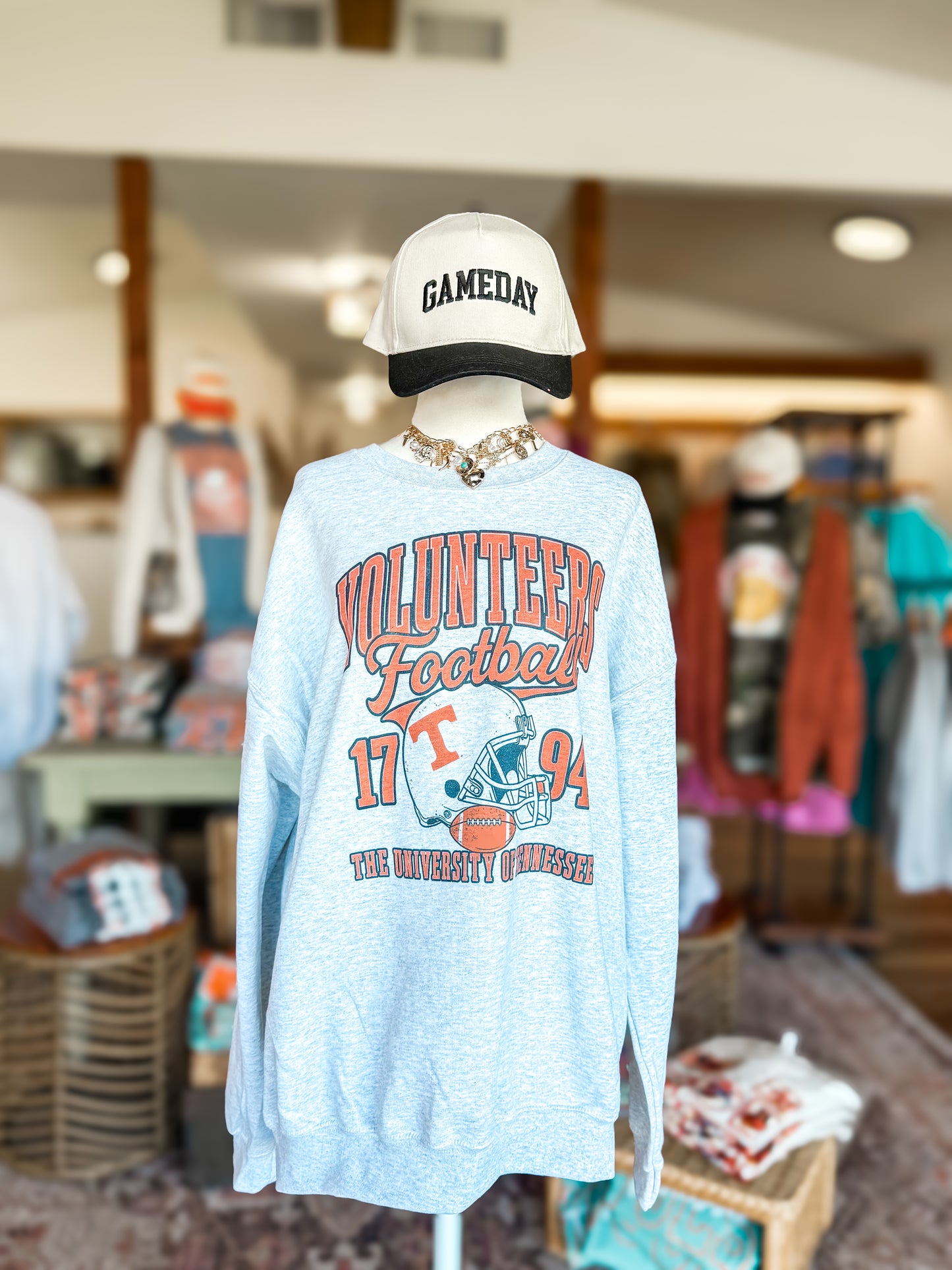 Ash Volunteers Football Sweatshirt