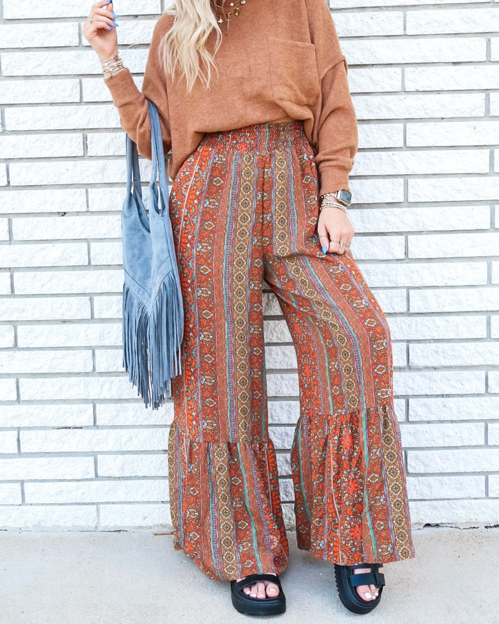 Fall Vibes Palazzo Pants