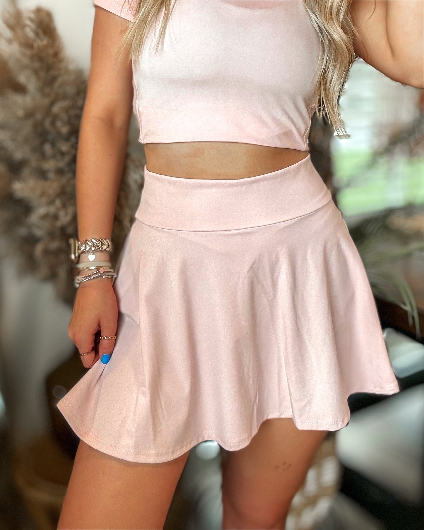 Fairway Flair Active Skirt (Blush)