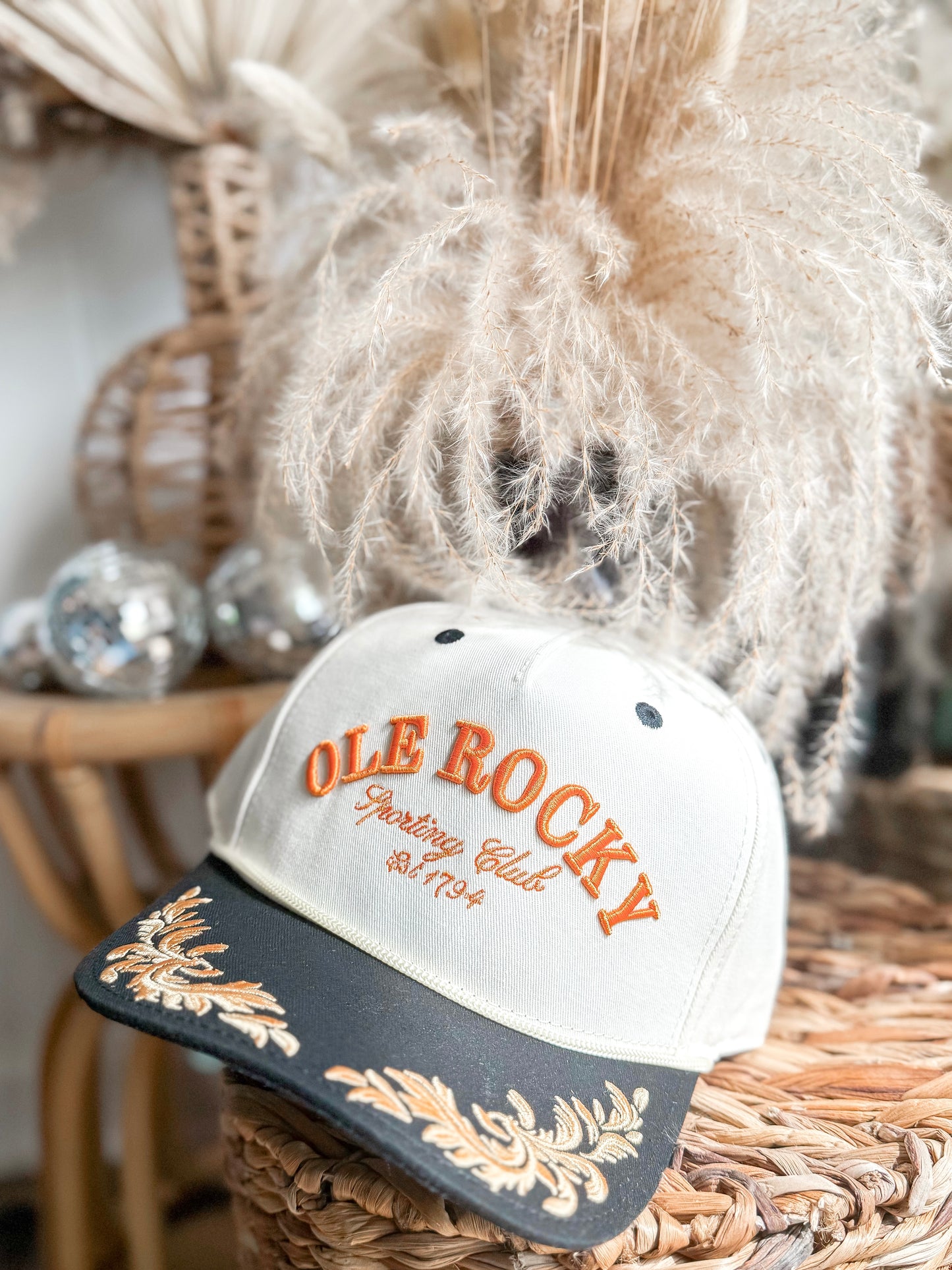Ole Rocky Embroidered Cap