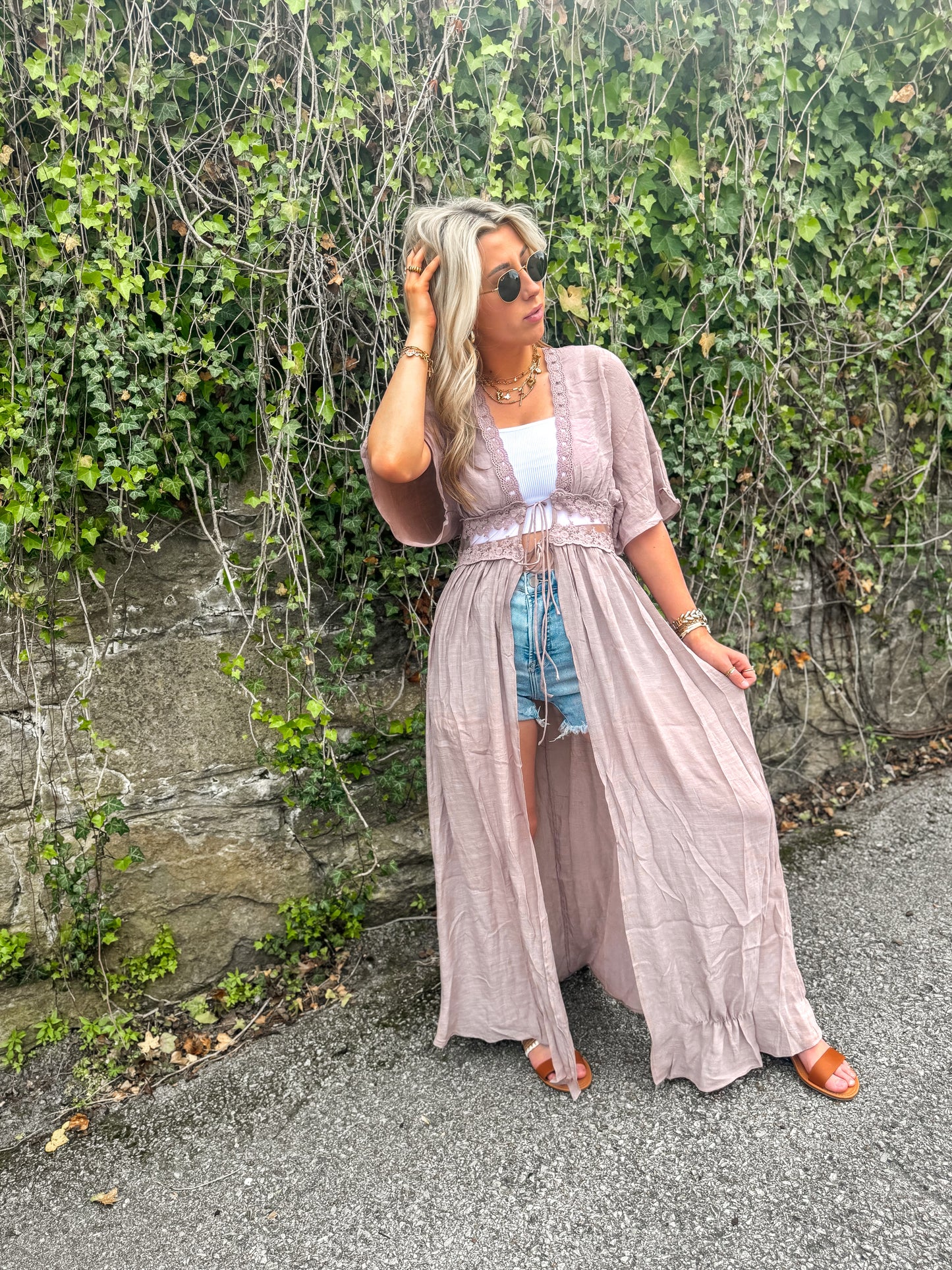 Go Your Own Way Lace Duster