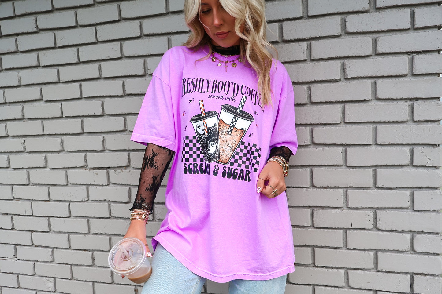 Freshly Boo'd Violet Tee (Pre-order)