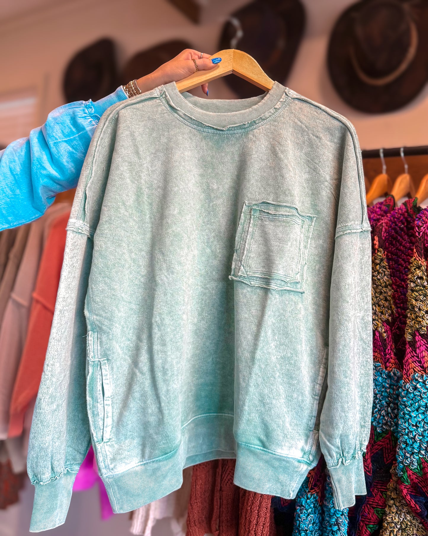 Halo Snow Sweatshirt (Jade)