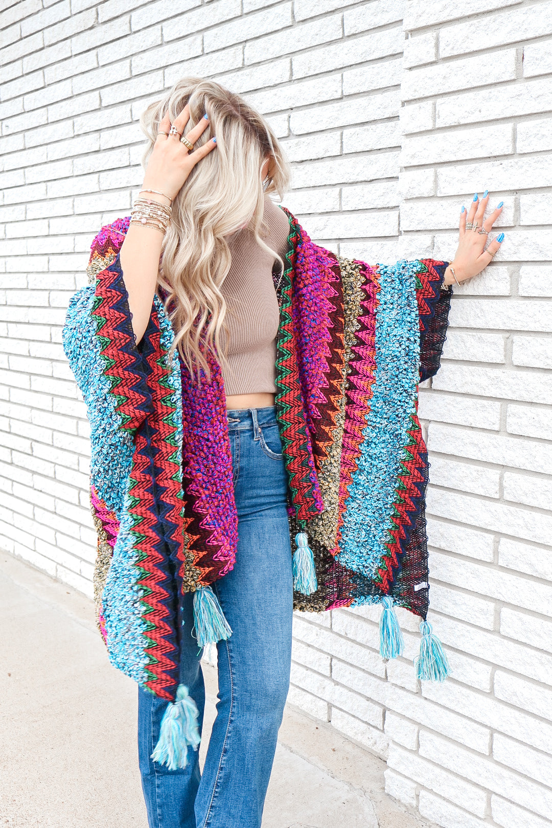 Colorful Crochet Cardigan (RESTOCK)