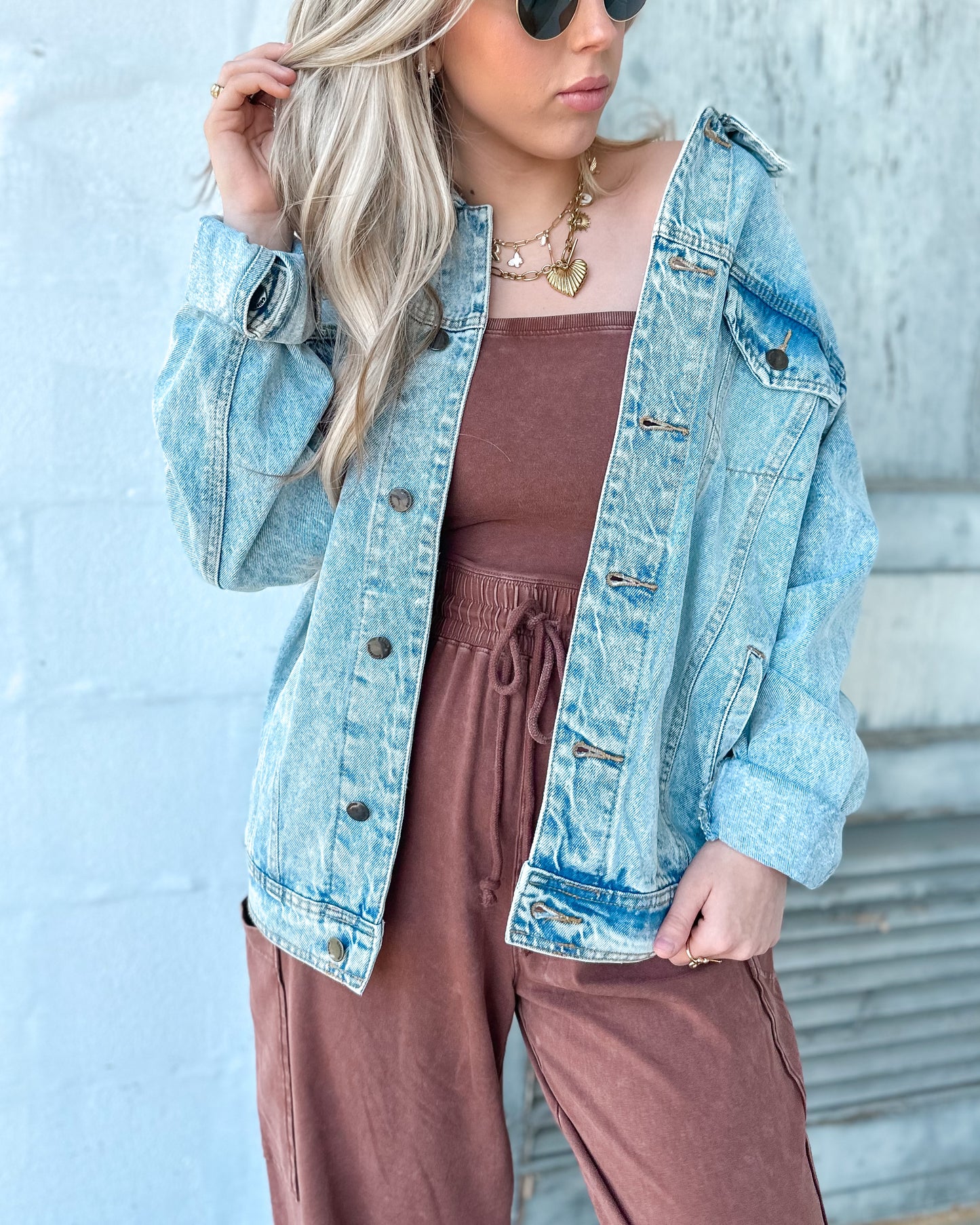 Sweet South Washed Denim Jacket