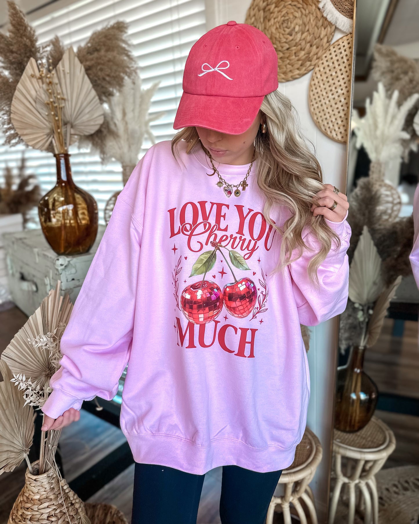Love You Cherry Much Sweatshirt