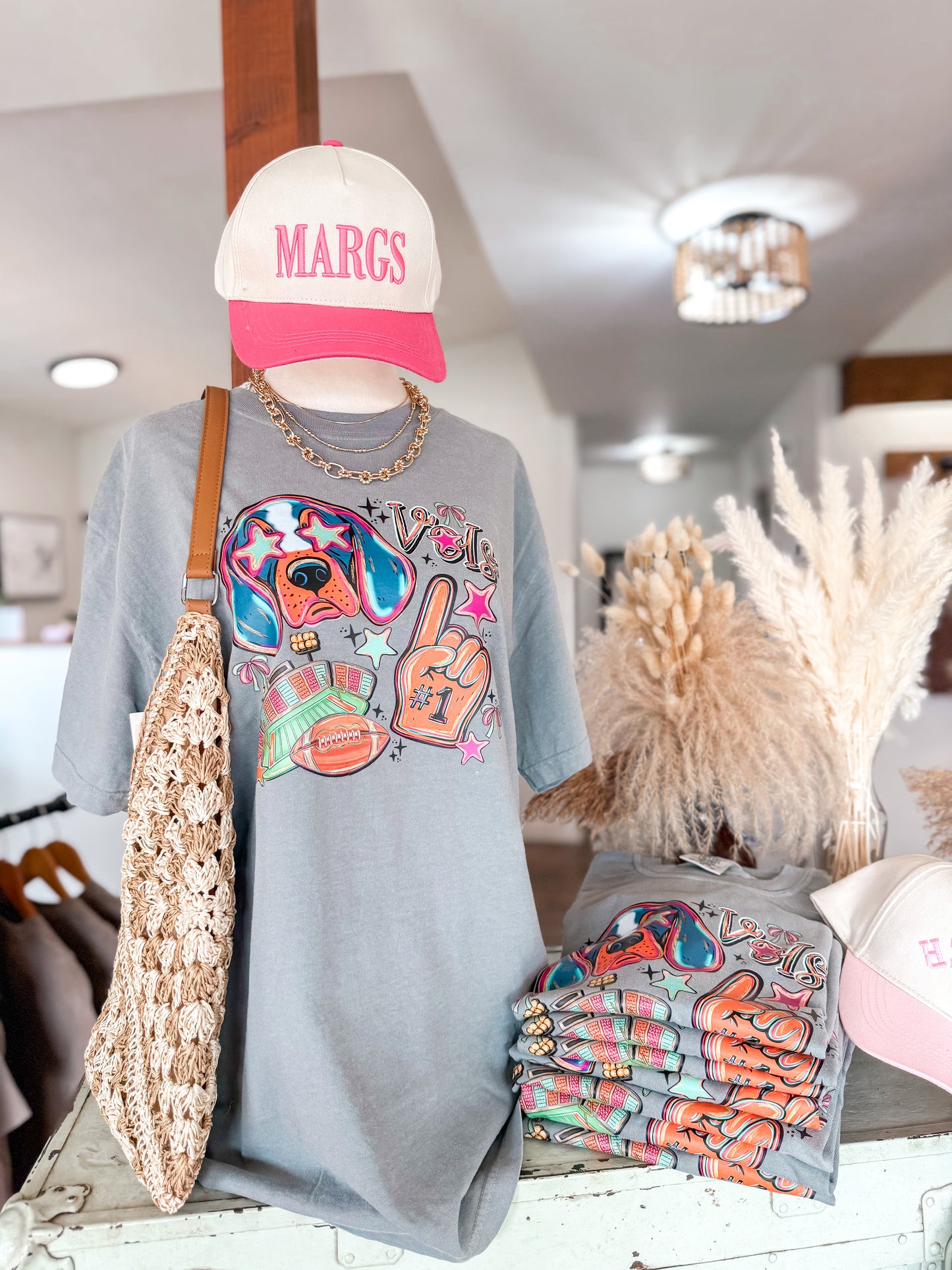 Preppy Tennessee Collage Tee (RESTOCK)