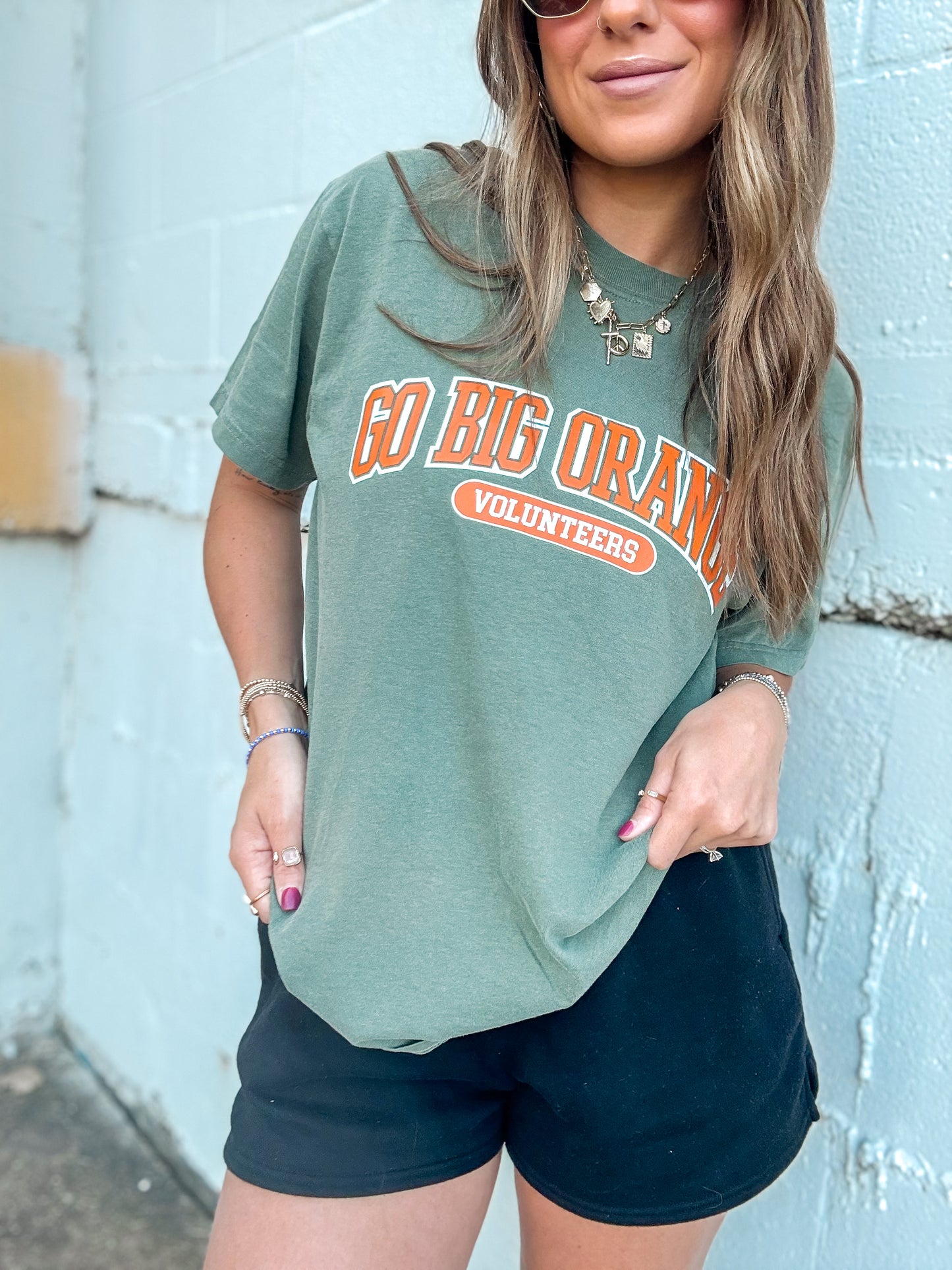 Moss Go Big Orange Tee