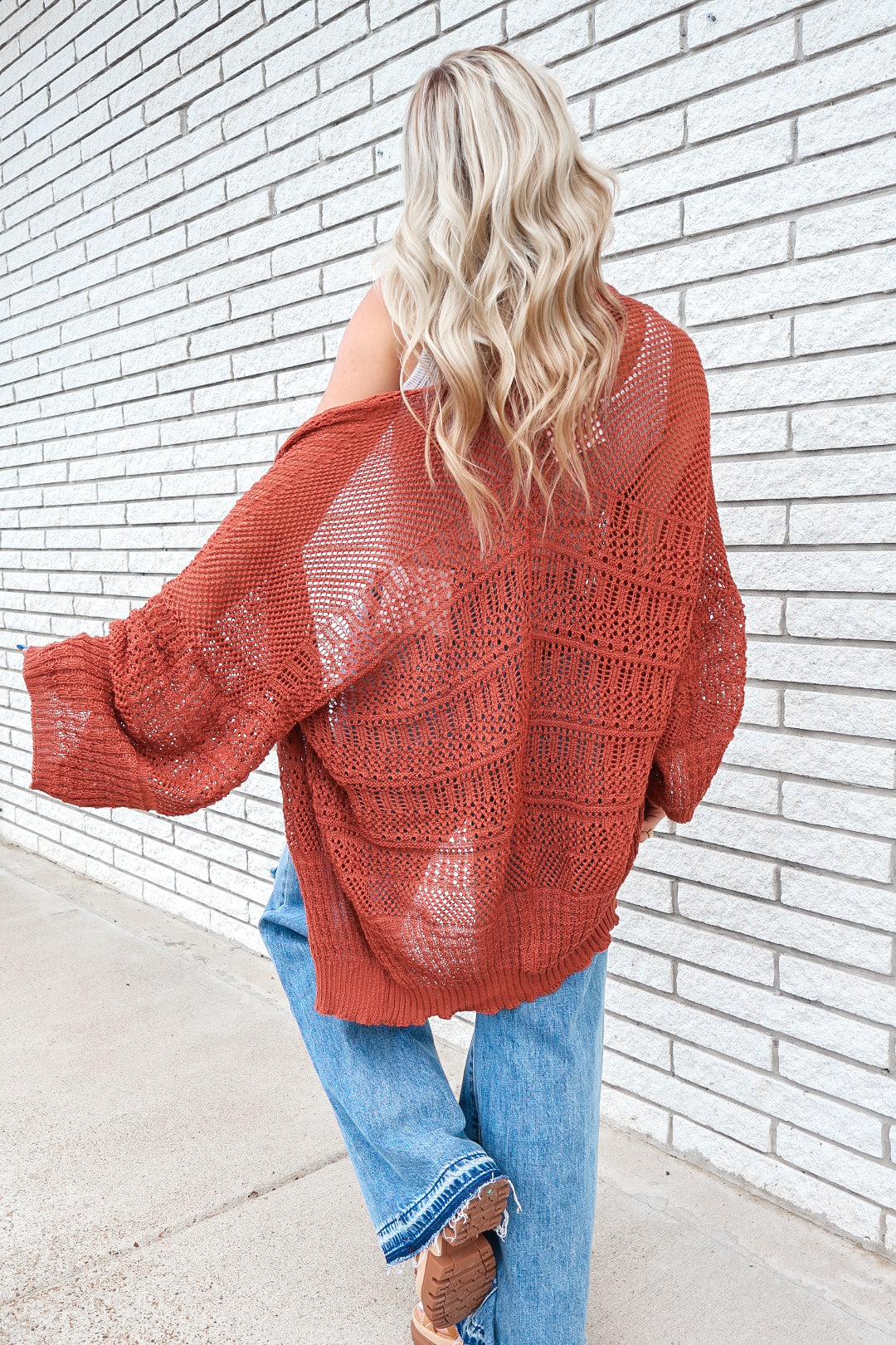 Gypsy Soul Cardi (Rust)