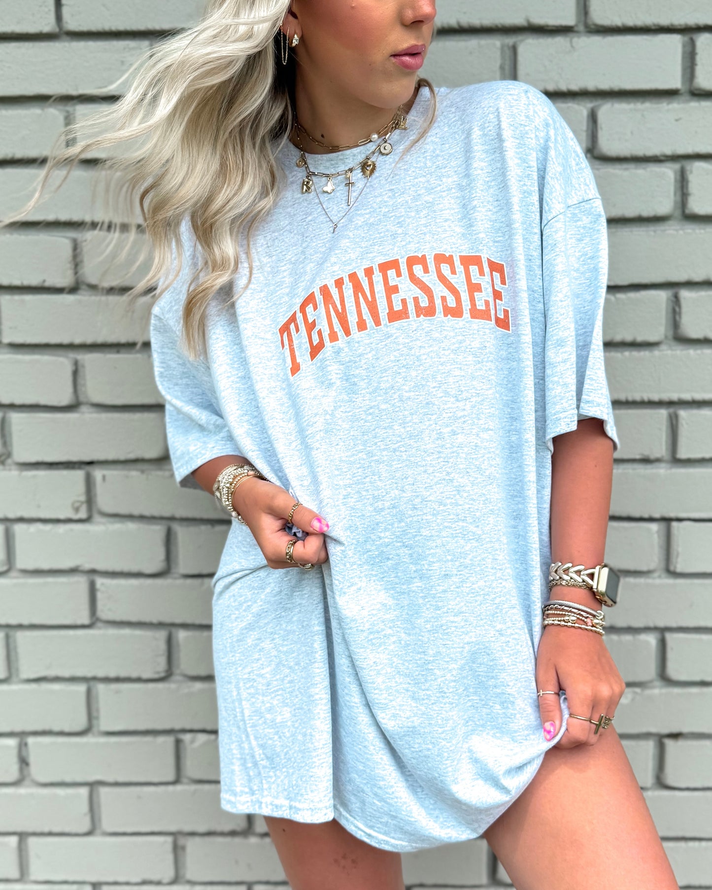 Ash Arched Tennessee Varsity Tee