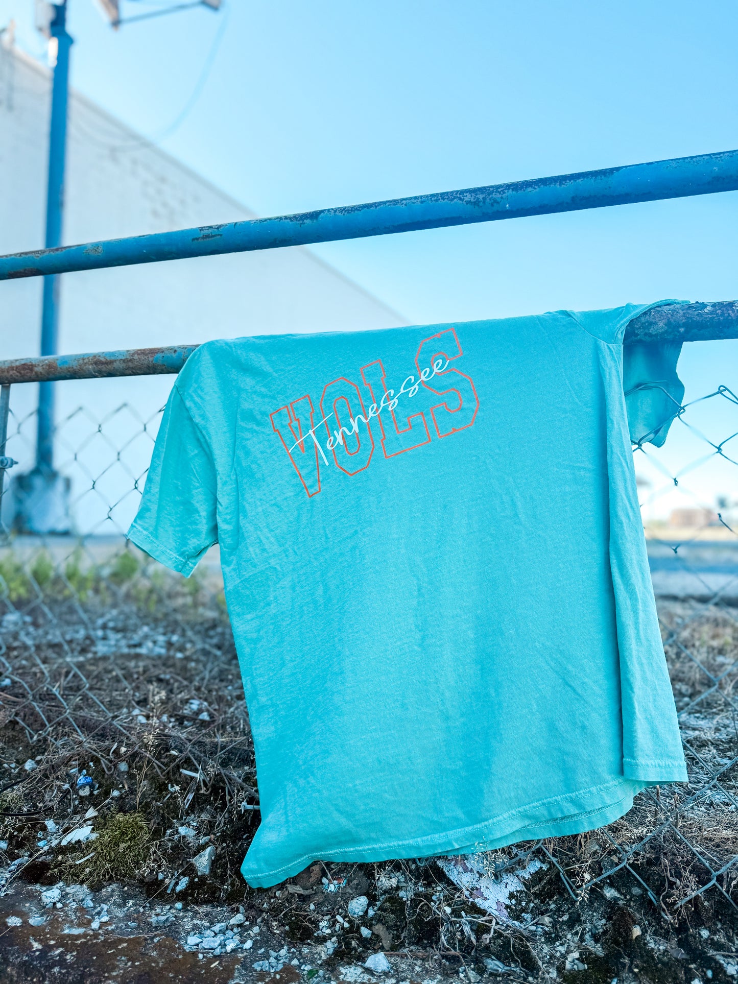 Seafoam Cursive Vols Tee