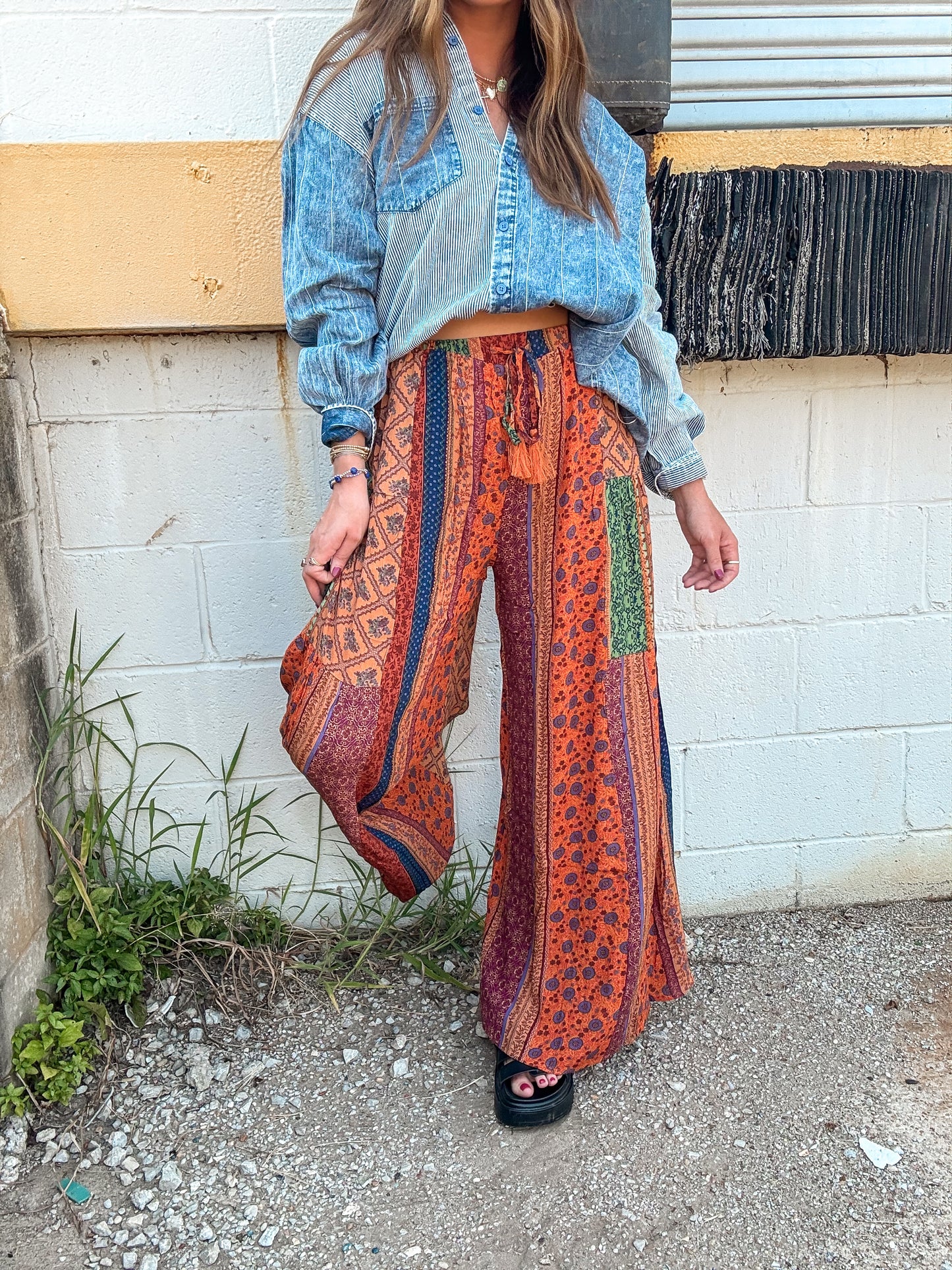 Boho Breeze Palazzo Pants