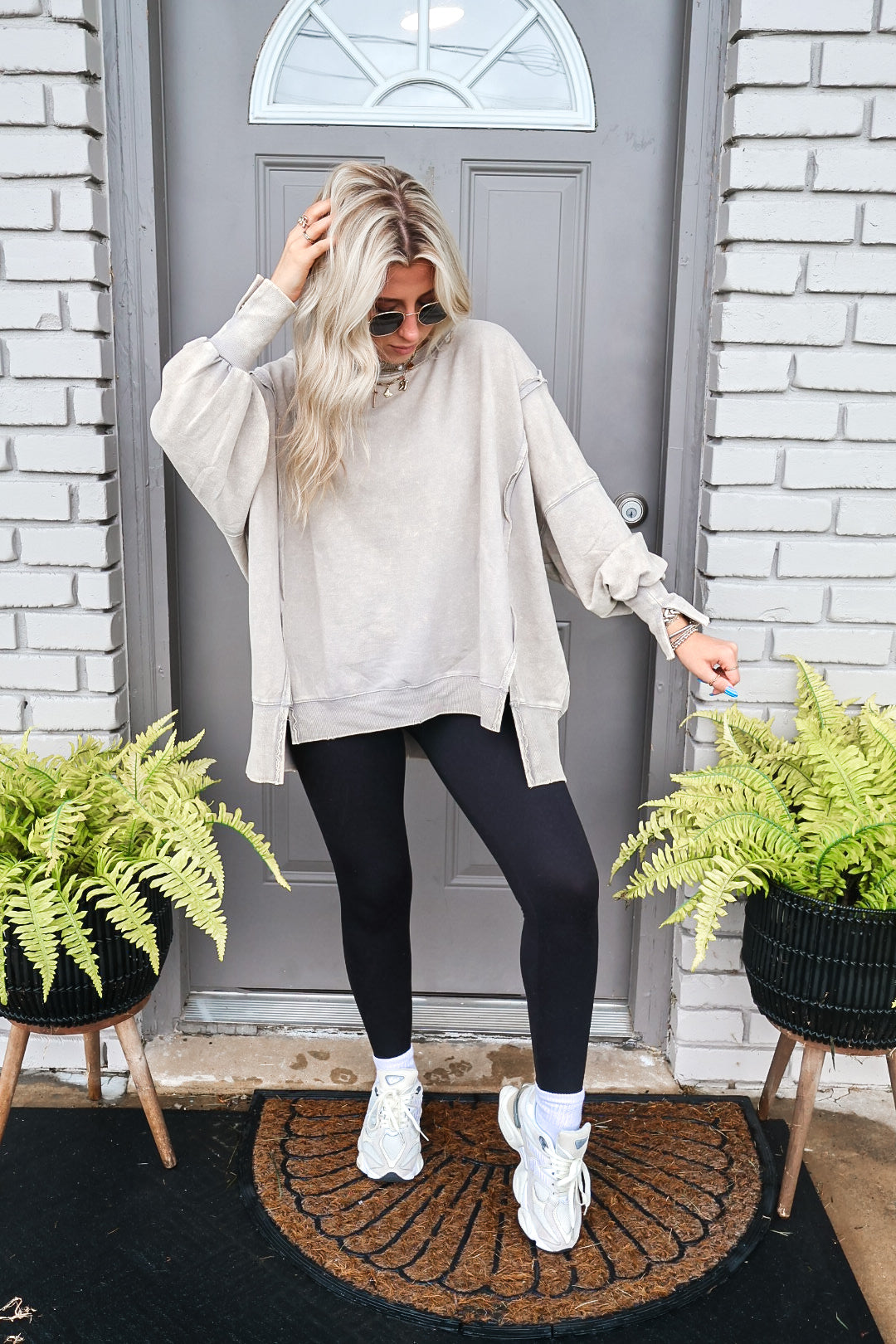 Lunar Fade Exposed Seam Pullover
