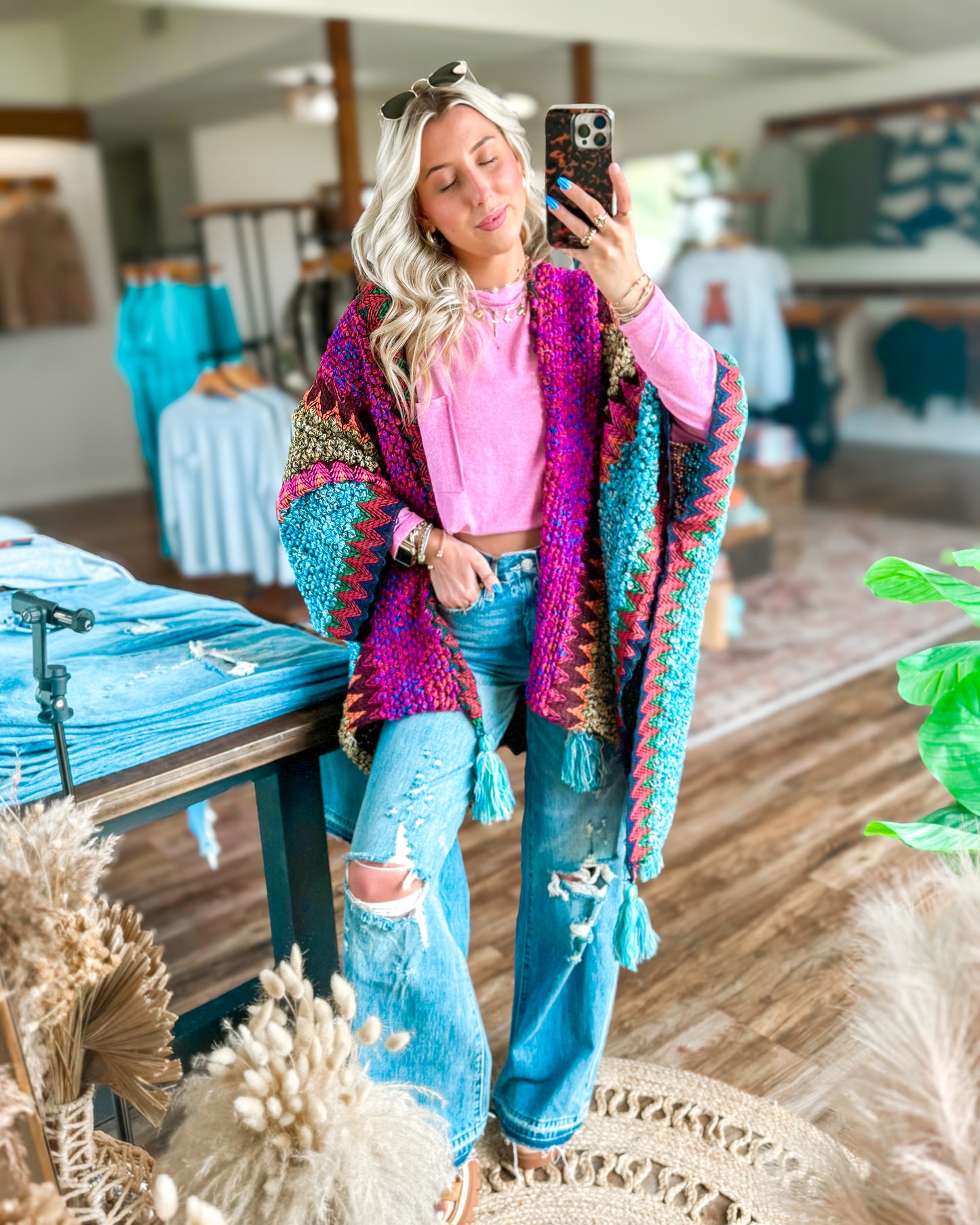Colorful Crochet Cardigan (RESTOCK)