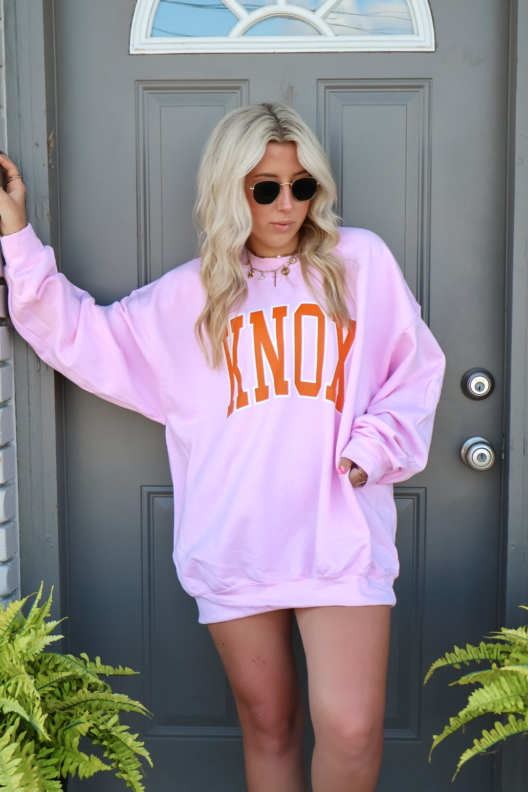 Blush KNOX Sweatshirt