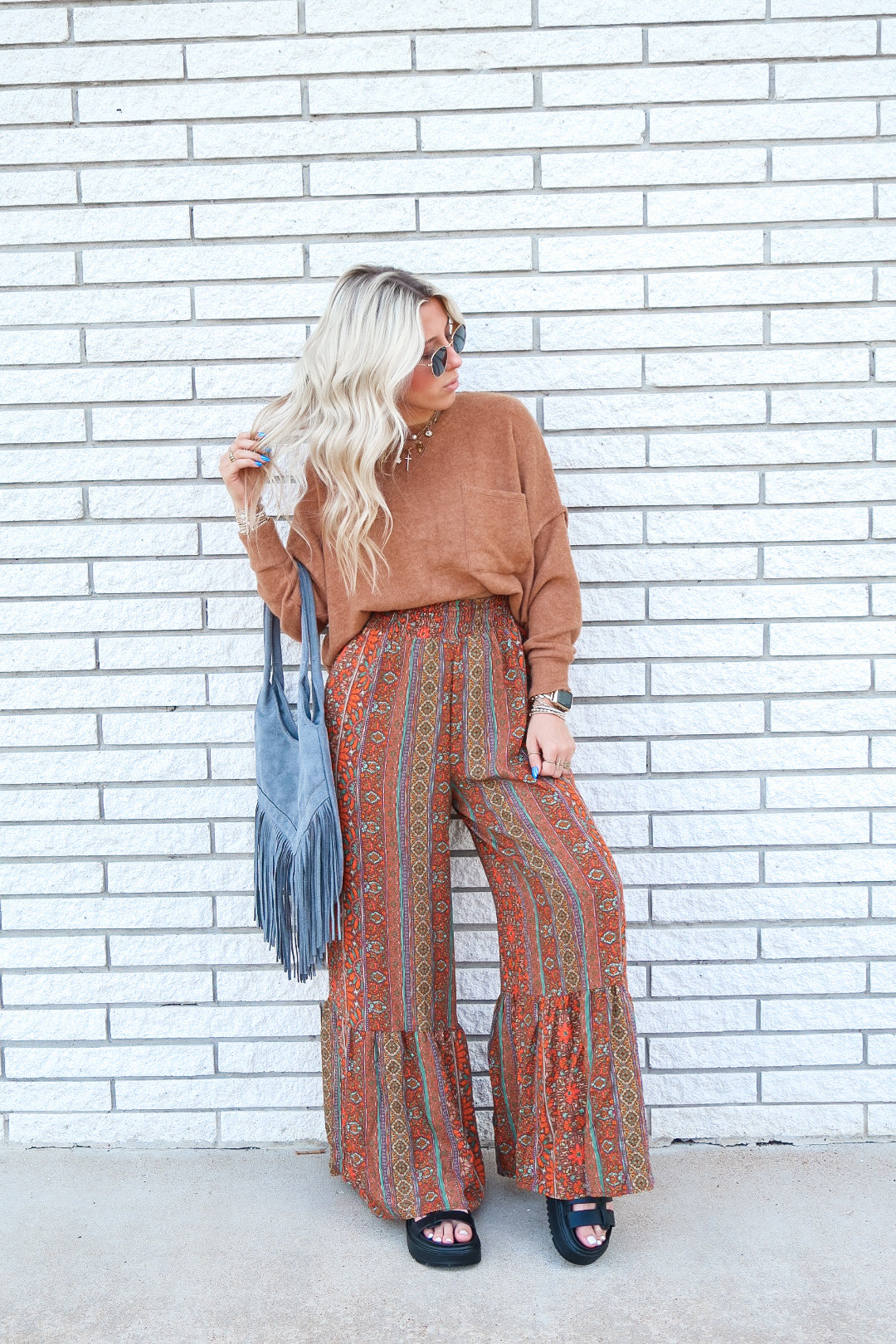 Fall Vibes Palazzo Pants