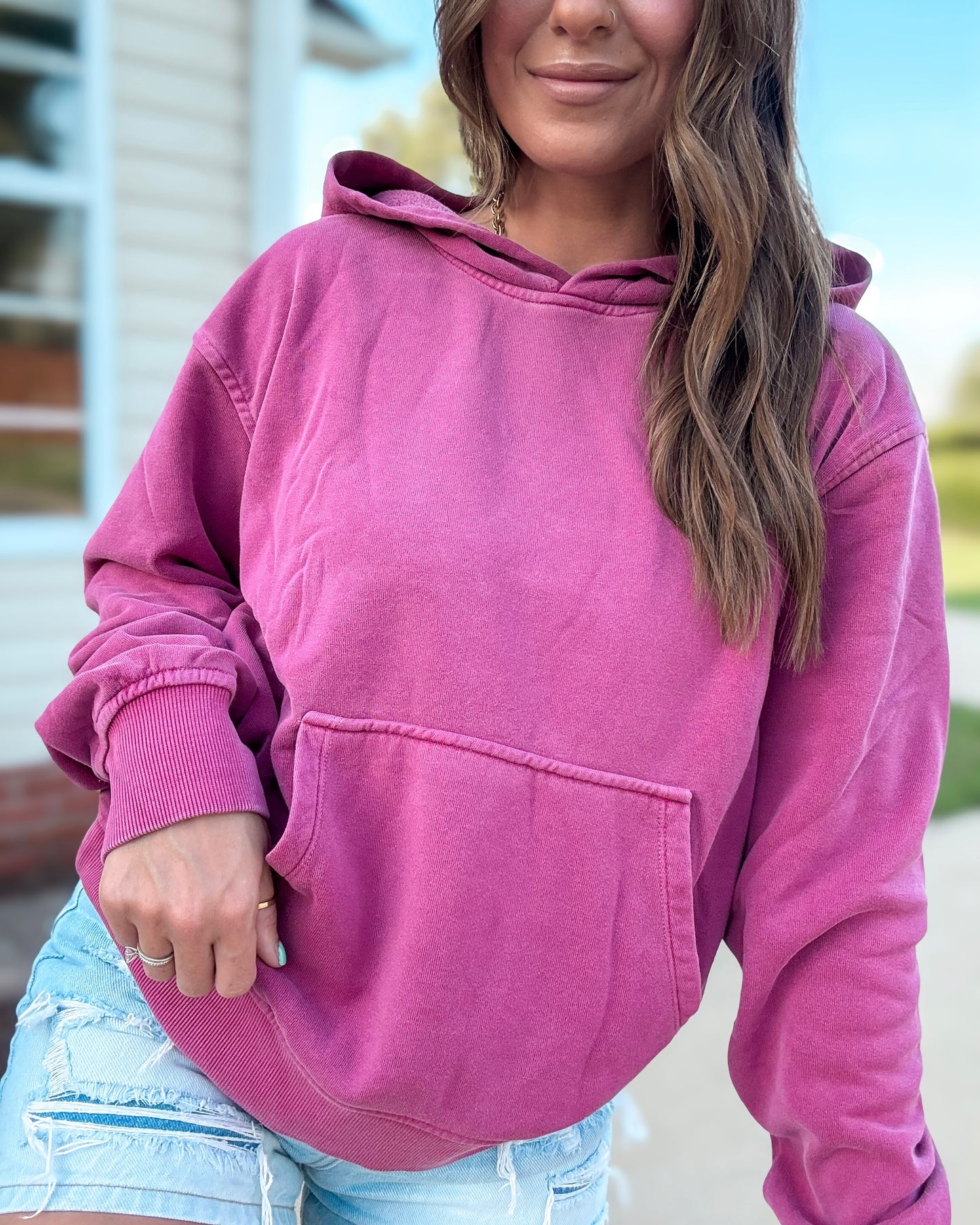 Berry Chill Pigment Dye Hoodie