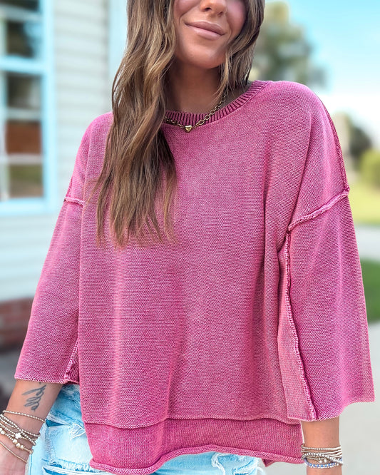 The Vintage Vino Boxy Sweater