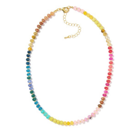 Rainbow Skies Beaded Necklace