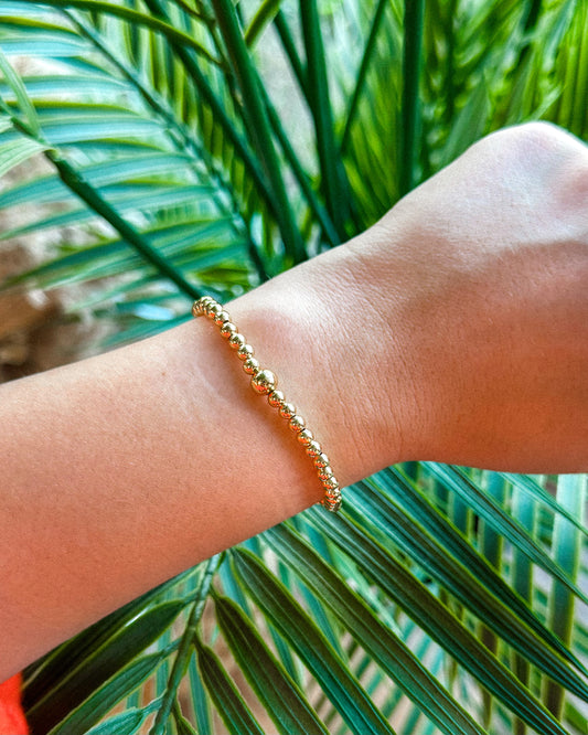 4MM 18K Gold Filled Bracelet