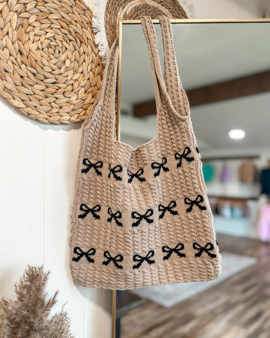 Ribbon Crochet Bag