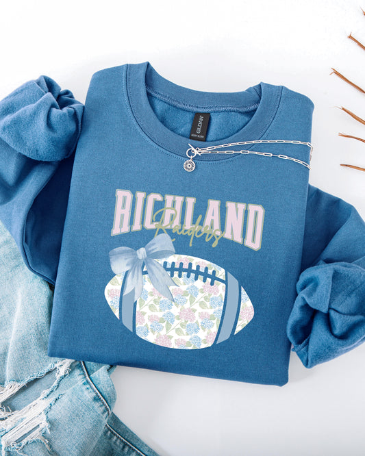Indigo Richland Raiders Sweatshirt (PRE-ORDER)