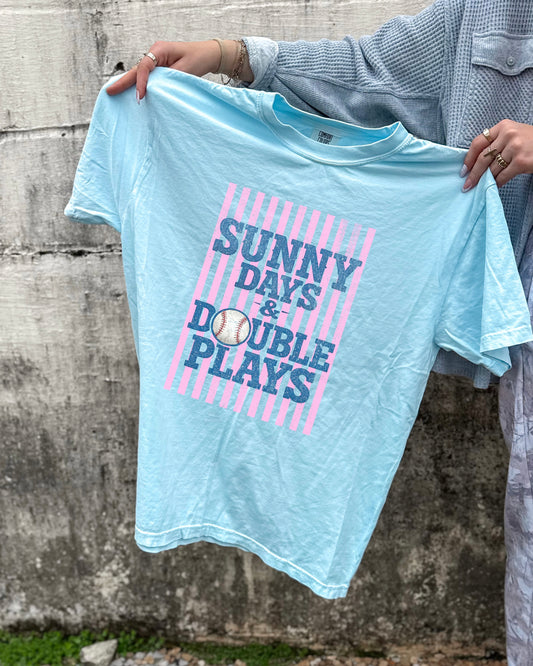 Sunny Days & Double Plays Tee (PRE-ORDER)