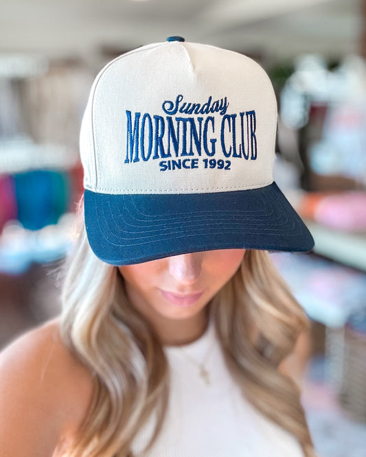 Sunday Morning Club Two-Toned Trucker Hat (Navy)