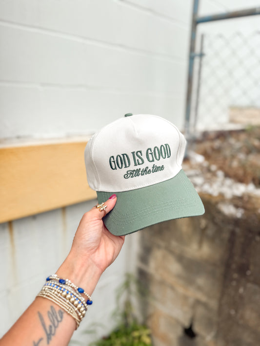 God Is Good Trucker Hat