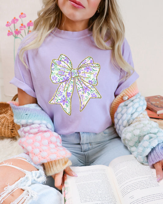 Orchid Floral Bow (Pre-Order)