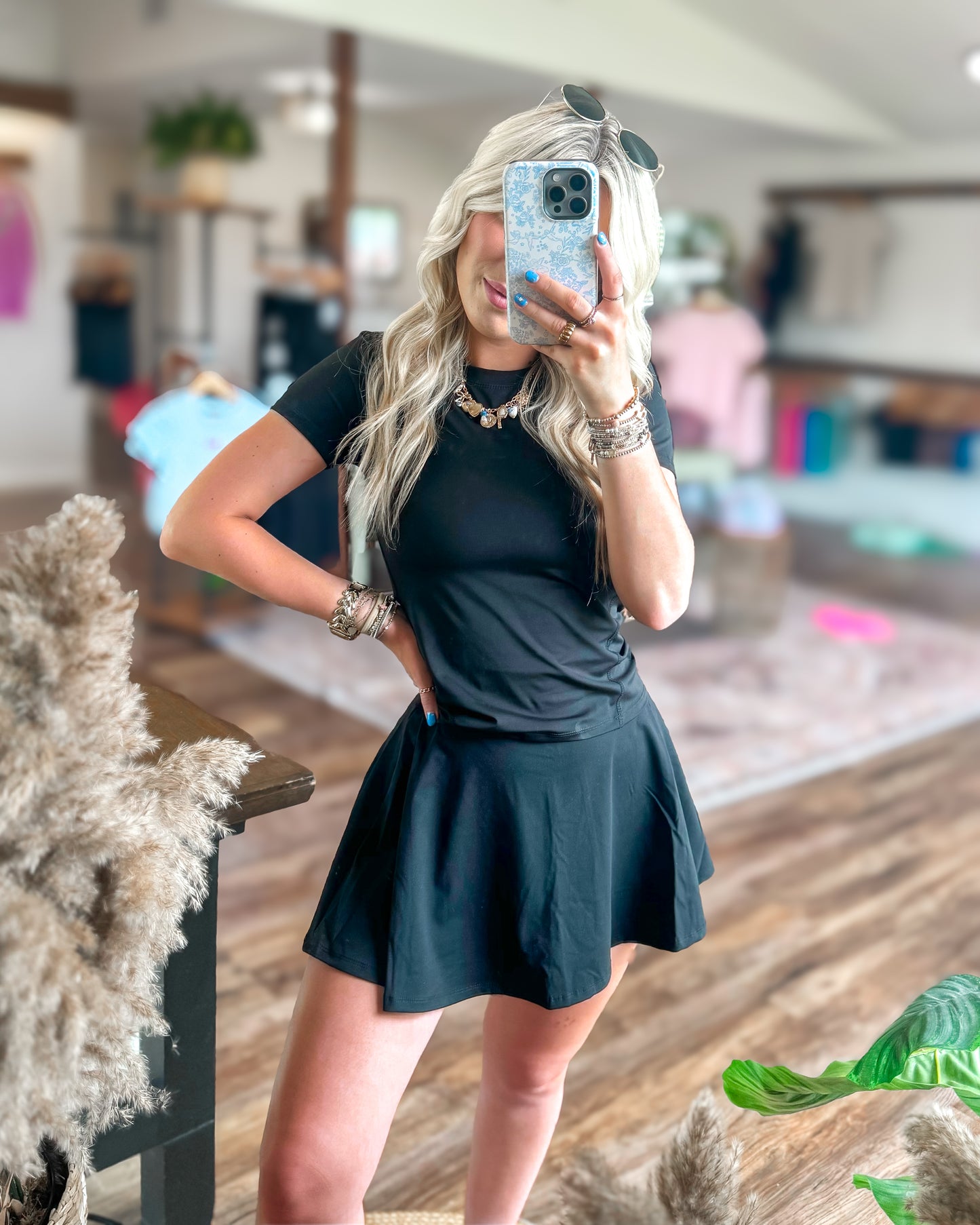 Fairway Flair Active Skirt (Black)