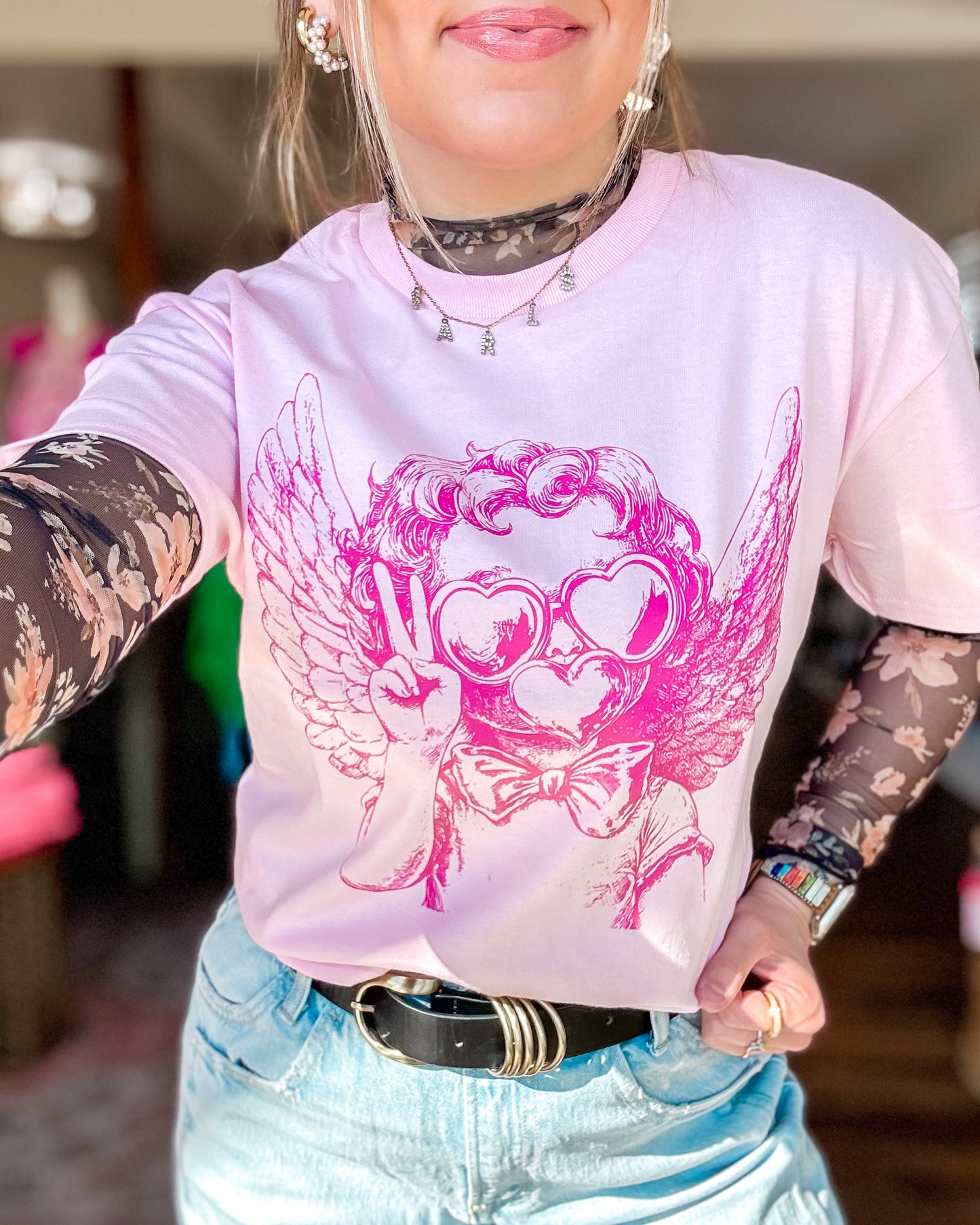 Blush Cupid Tee