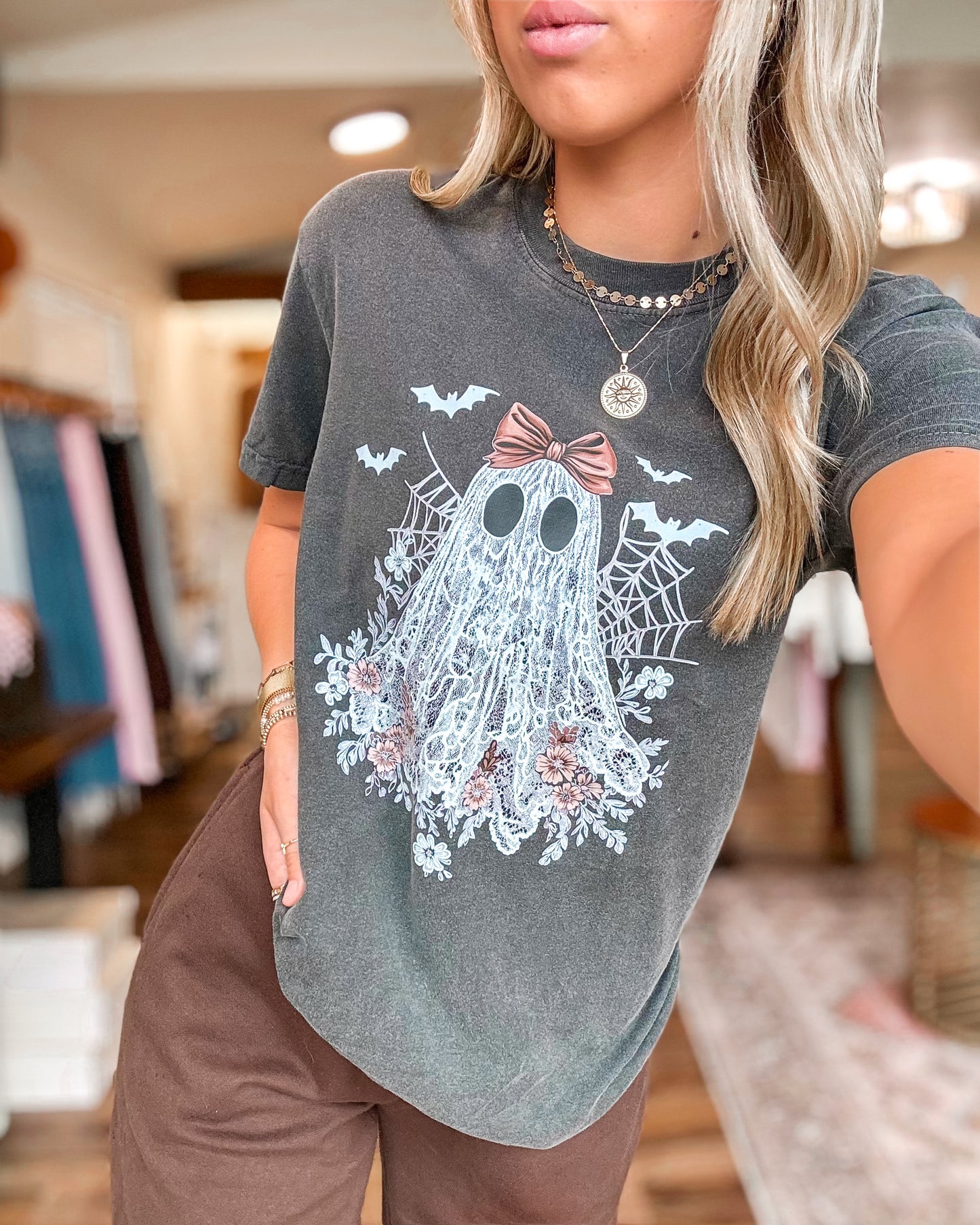 Cutie Lace Ghost Tee