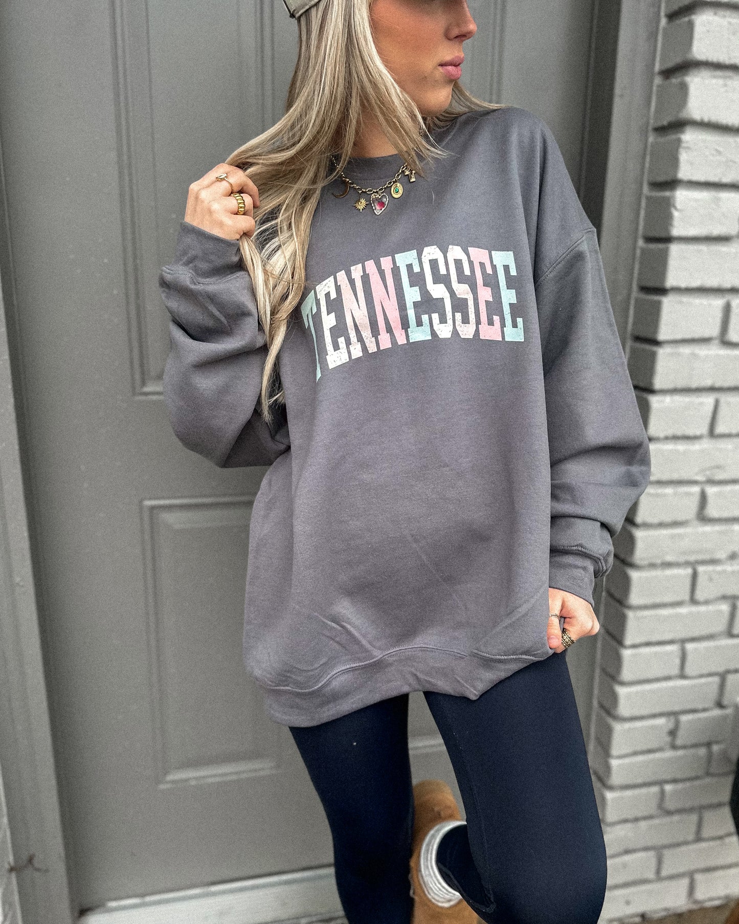 Charcoal Pastel Tennessee Sweatshirt