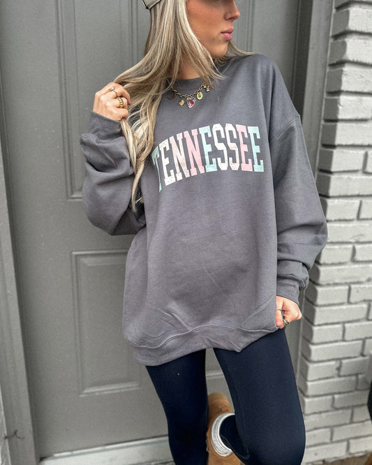 Charcoal Pastel Tennessee Sweatshirt