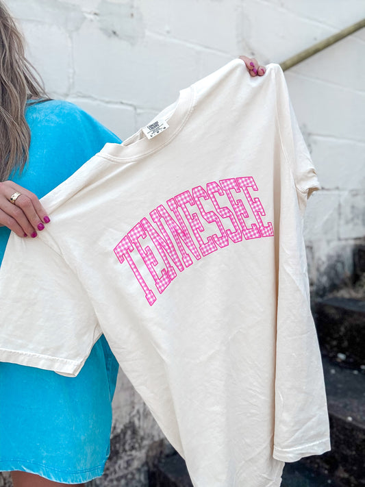 Gingham Tennesse Tee (PRE-ORDER)