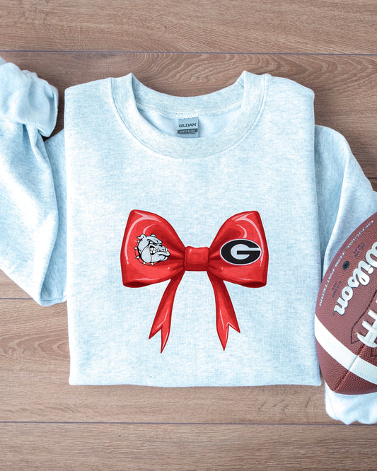 Georgia Bow Sweatshirt (PRE-ORDER)