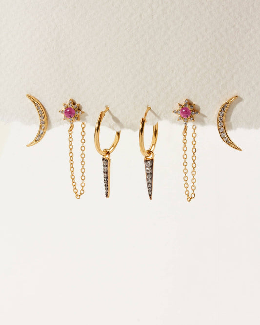 Twilight Earring Set - Tourmaline