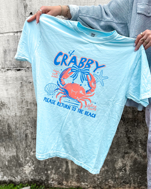 Light Blue If Crabby Tee (PRE-ORDER)
