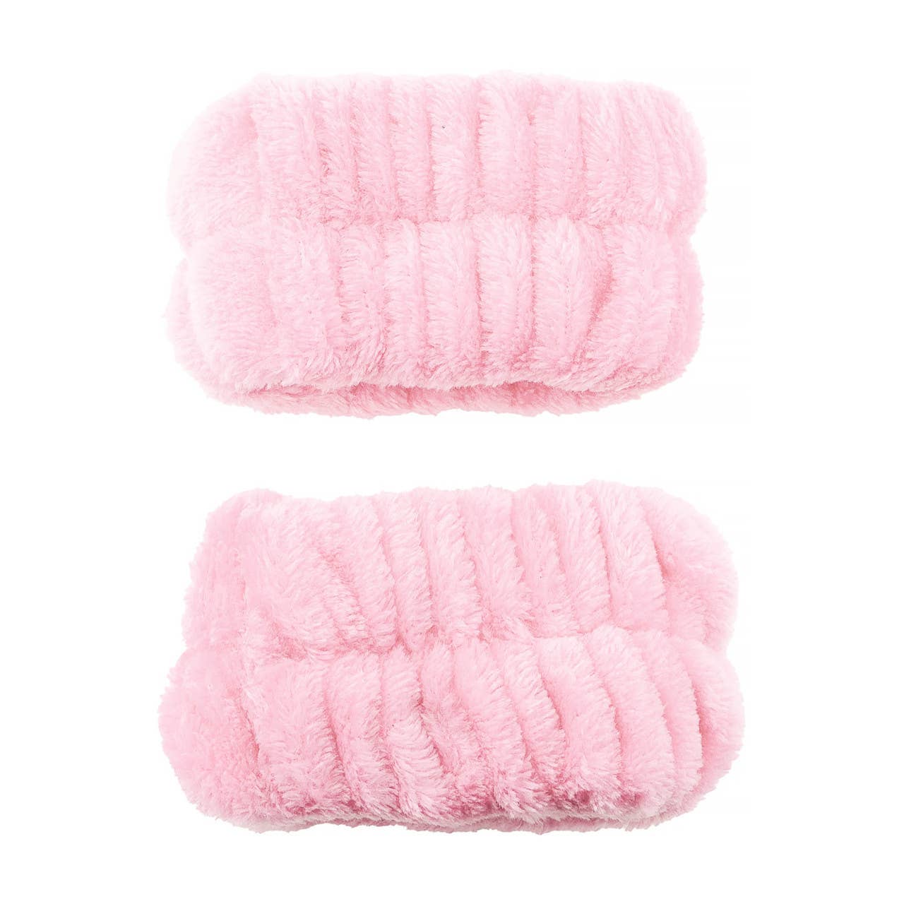 CALA Spa Bubble Puffy Headband and Wristband Set: Pink