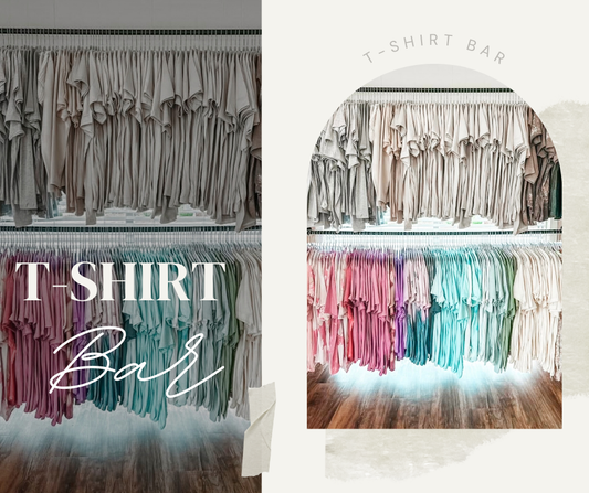 Custom T-Shirt Bar