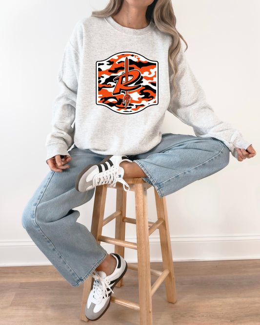 Ash Orange Camo Raiders Sweatshirt (PRE-ORDER)
