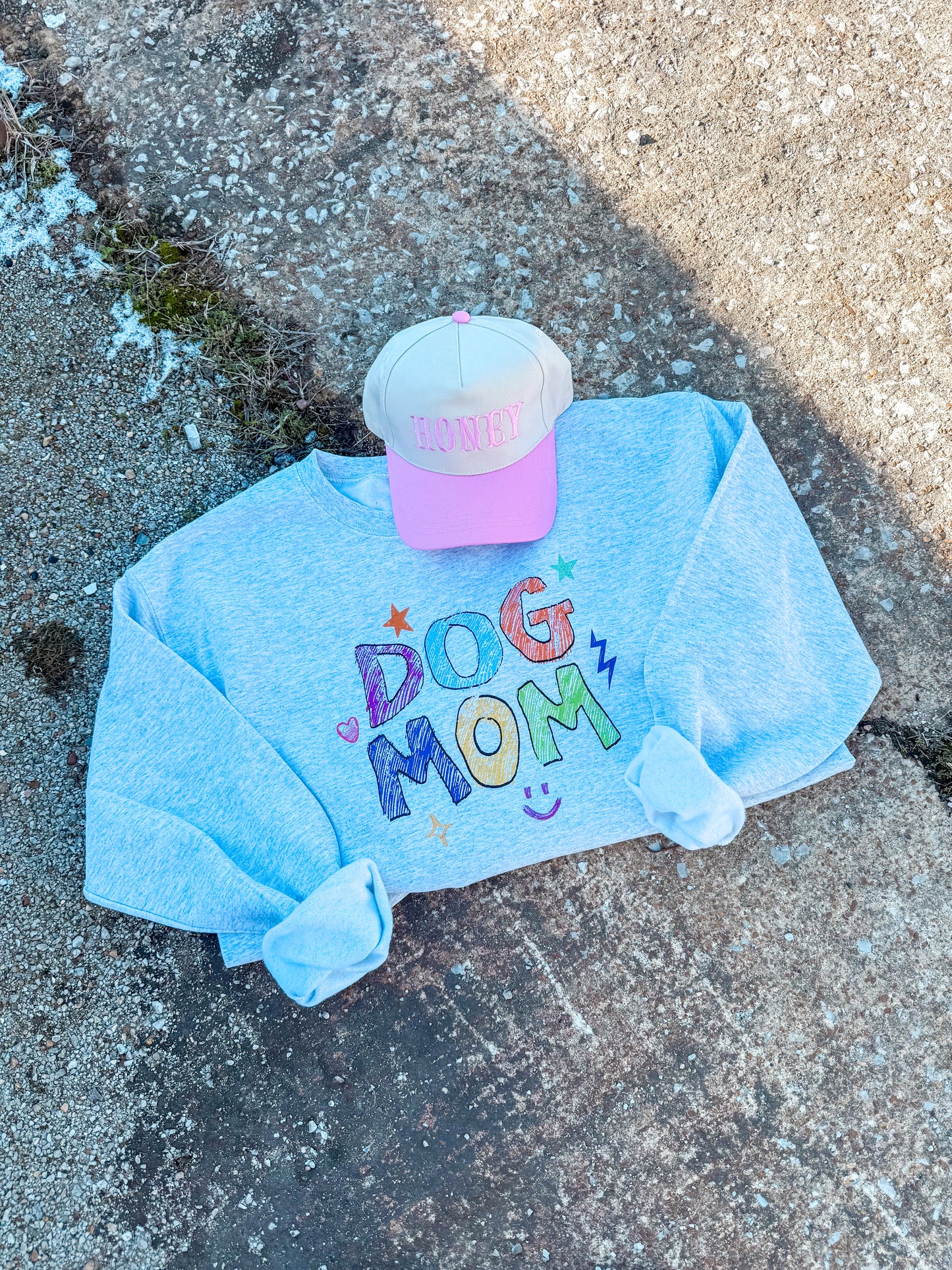 Ash Dog Mom Doodle Sweatshirt (Pre-Order)