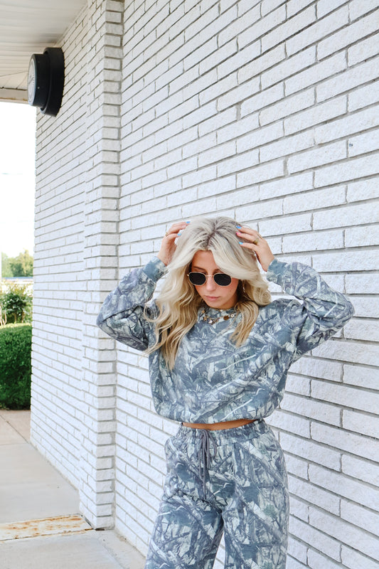 Can't See Me Camo Sweatshirt