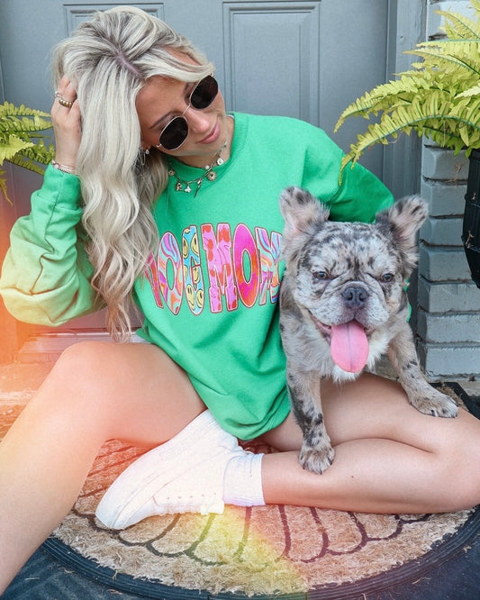 Retro Dog Mom Sweatshirt (Pre-Order)