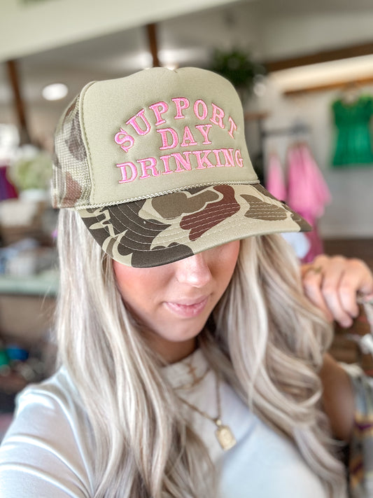 Support Day Drinking Hat (Camo)