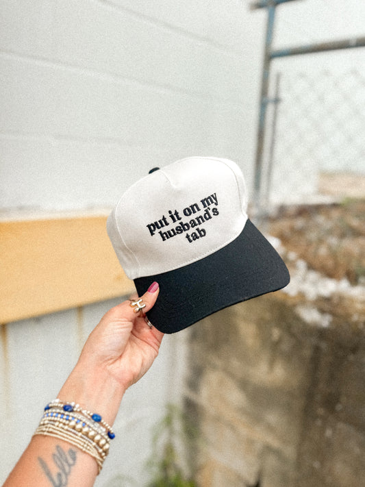 Husband's Tab Trucker Hat