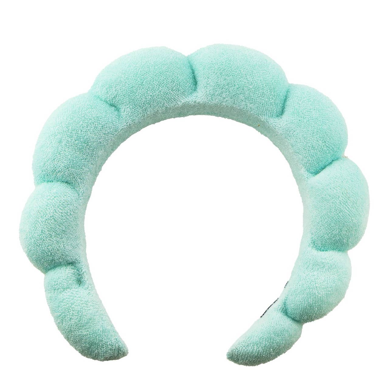 CALA Spa Bubble Puffy Headband and Wristband Set: Mint