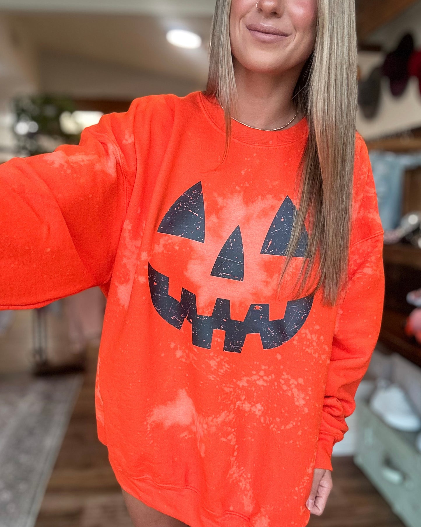 Bleached Pumpkin Sweatshirt